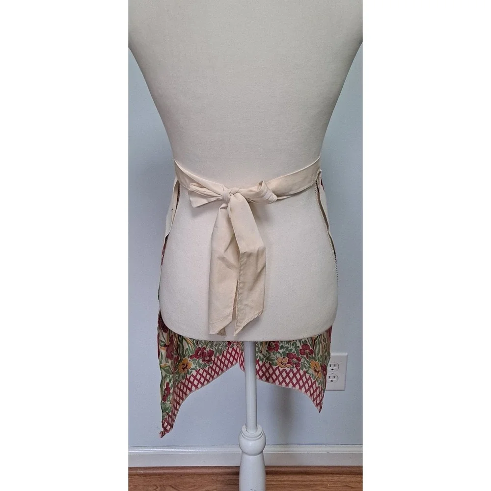 Vintage‎ Apron 1950's Style Half Apron Floral